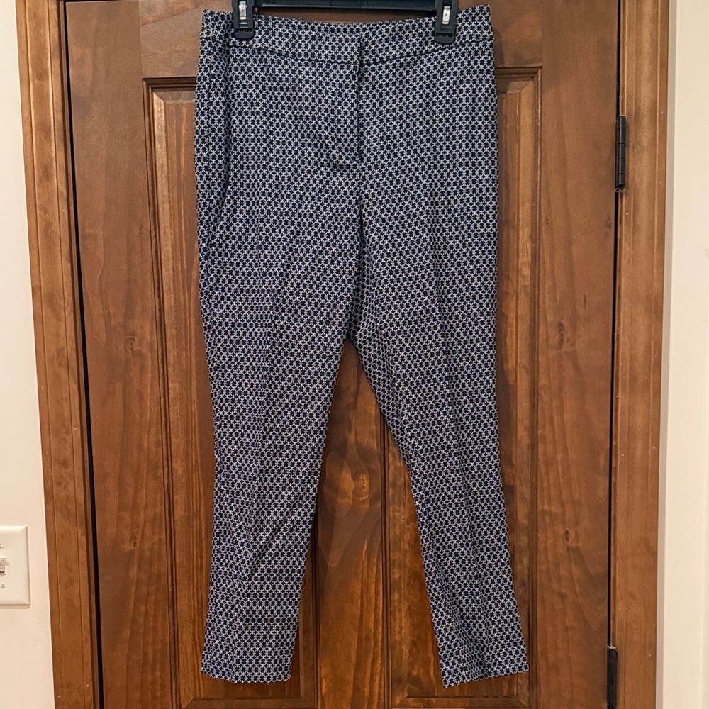Chico's Cropped Patterned Dress Pants